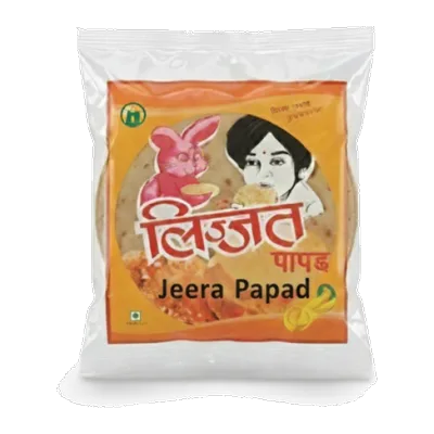 Lijjat Cumin Papad, 200 g, at Shahi Groceries
