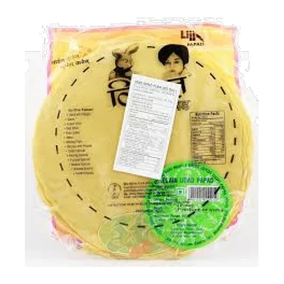 Lijjat Plain Udad Papad, 200 g, at Shahi Groceries