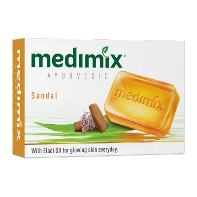 Medimix Sandal Ayurvedic Soap, 125 g, at Shahi Groceries