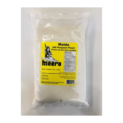 Meera Maida Purpose Flour, 4 lb, at Shahi Groceries