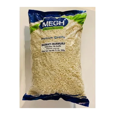 Megh Basmati Puffed Rice (Mamra), 500 g, at Shahi Groceries