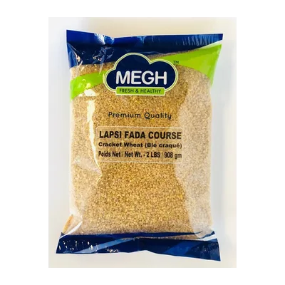 Megh Daliya Lapsi Cracked Wheat Coarse, 2 lb, at Shahi Groceries