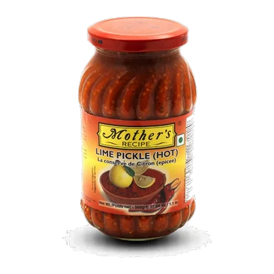 Mother's Lime Hot Pickle, 500 g, at Shahi Groceries