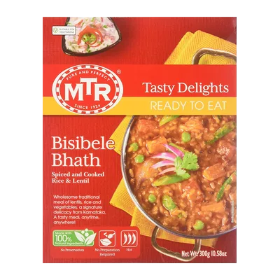 Mtr Curry Bisibele Bhath (Rice), 300 g, at Shahi Groceries