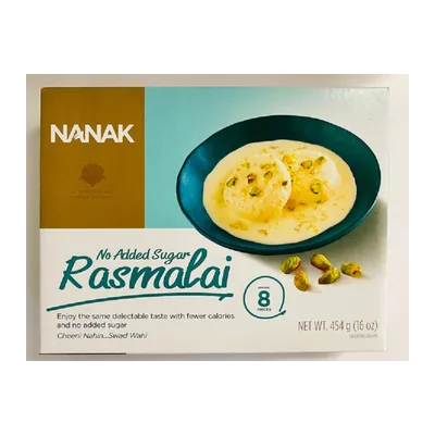 Nanak Rasmalai No Sugar Frozen, 454 g, at Shahi Groceries