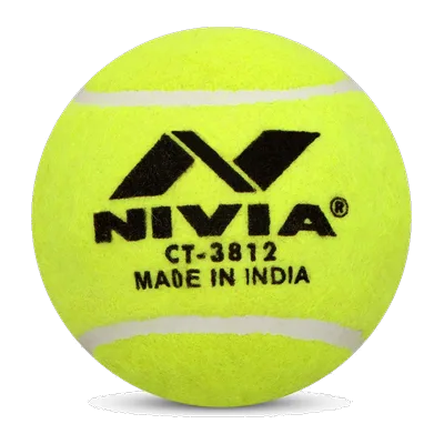 Nivia Cricket Tennis Ball Green (Yellow), 1 pc, at Shahi Groceries