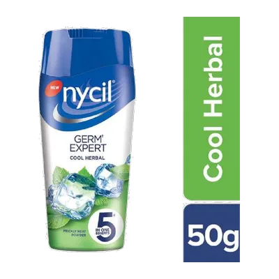 Nycil Cool Herbal 5in1 Talcum Powder, 50 g, at Shahi Groceries