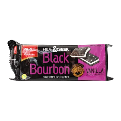 Parle Hide & Seek Black Bourbon Vanilla, 100 g, at Shahi Groceries
