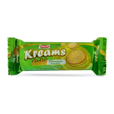 Parle Kreams Pineapple Biscuit, 66.7 g, at Shahi Groceries