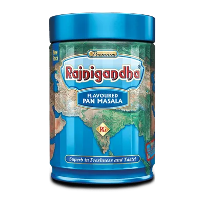 Rajnigandha Pan Masala Tin Box Local, 5*100 g, at Shahi Groceries