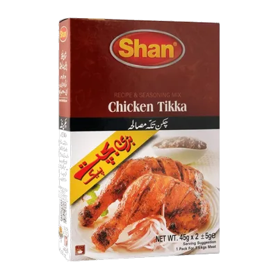 Shan Chicken Tikka Bbq (Barbeque) Mix Double Pack, 120 g, at Shahi Groceries