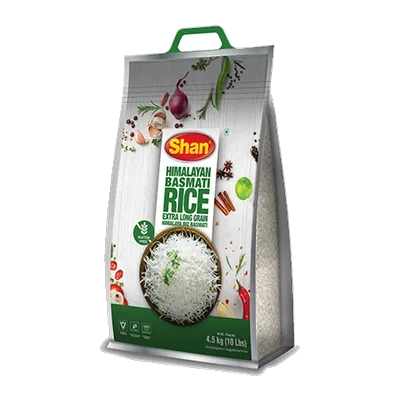 Shan Himalayan Basmati Extra Long Rice Green Bag, 10 lb, at Shahi Groceries