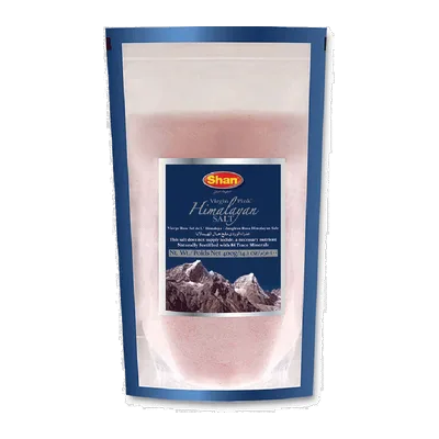 Shan Himalayan Pink Salt Powder Stand Up Pouch, 400 g, at Shahi Groceries