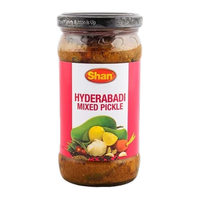Shan Hyderabadi Mixed Aachar (Pickle), 320 g, at Shahi Groceries