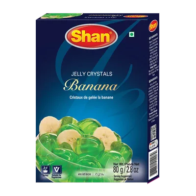 Shan Jelly Crystal Banana Crystals, 80 g, at Shahi Groceries