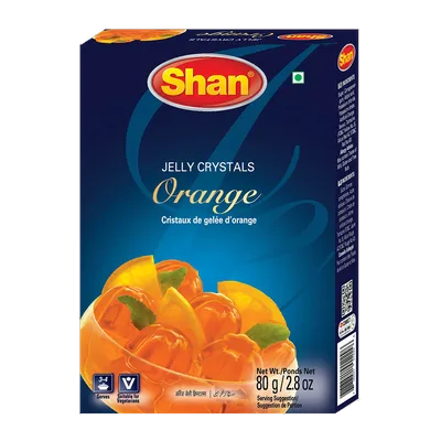 Shan Jelly Crystals Orange, 80 g, at Shahi Groceries
