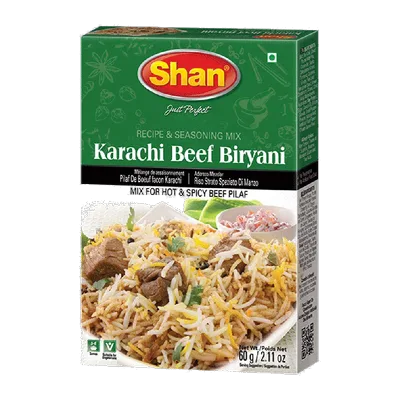 Shan Karachi Beef Biryani, 60 g, at Shahi Groceries