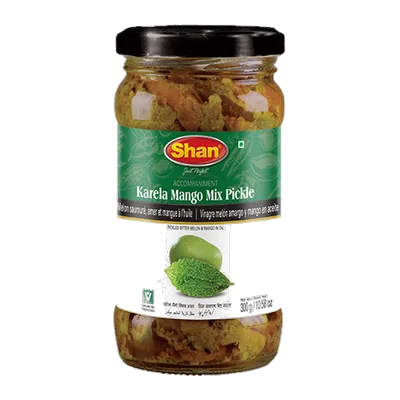 Shan Karela Mango Pickle, 300 g, at Shahi Groceries