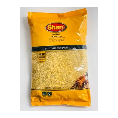Shan Moong Dal Yellow Split, 4 lb, at Shahi Groceries