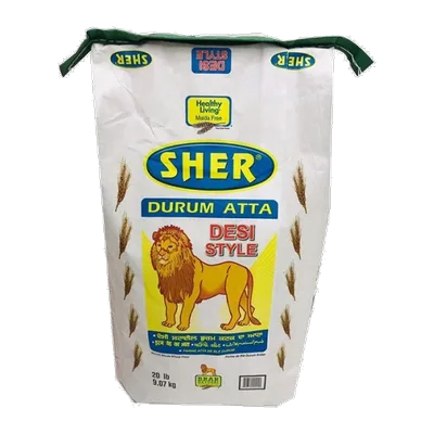 Sher Durum Desi Style Atta Flour, 20 lb, at Shahi Groceries