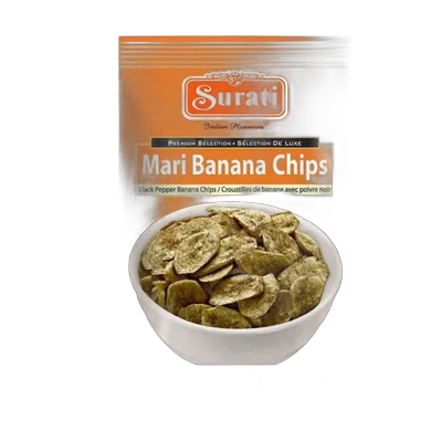 Surati Banana Chips Mari Black Pepper, 341 g, at Shahi Groceries