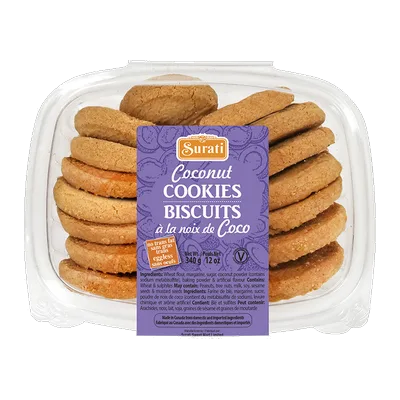 Surati Coconut Cookies, 340 g, at Shahi Groceries