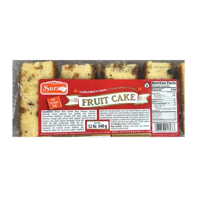 Surati Fruit Cake, 340 g, at Shahi Groceries