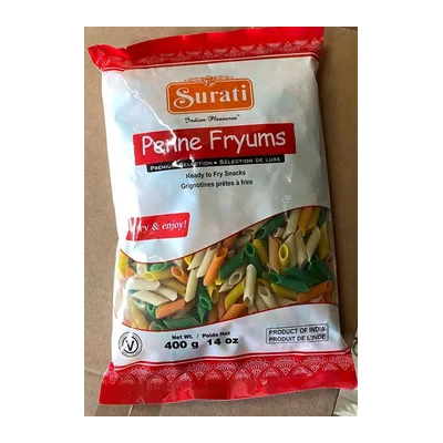 Surati Fryums Penne, 400 g, at Shahi Groceries