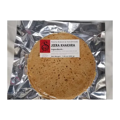 Surati Khakhra Jeera (Cumin), 180 g, at Shahi Groceries