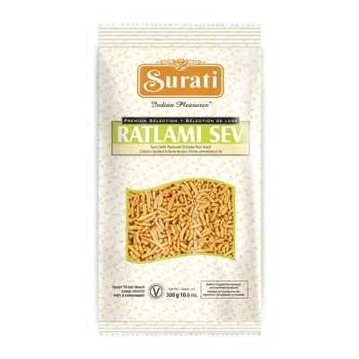 Surati Ratlami Garlic Sev, 300 g, at Shahi Groceries