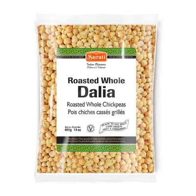 Surati Roasted Unsalted Plain Mahabaleshwari Chana, 400 g, at Shahi Groceries