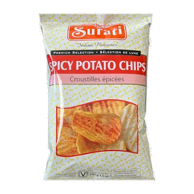 Surati Spicy Potato Chips, 100 g, at Shahi Groceries