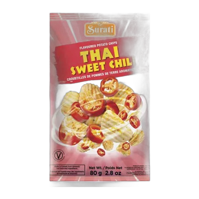 Surati Thai Sweet Chilli Potato Chips, 1 Pk, at Shahi Groceries