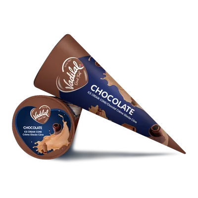Vadilal Cones Chocolate, 110 ml, at Shahi Groceries
