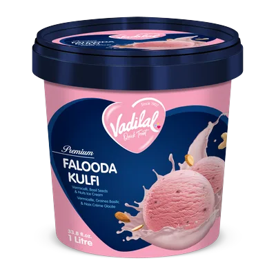 Vadilal Falooda Ice Cream Tub, 1 L, at Shahi Groceries