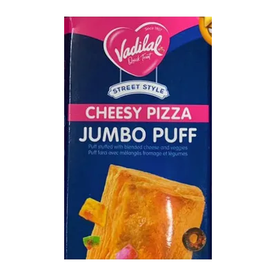 Vadilal Cheesy Pizza Jumbo Puff, 125 g, at Shahi Groceries