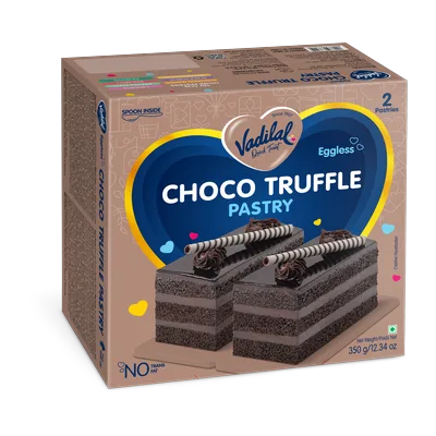 Vadilal Choco Truffle Pastry, 2 pcs, at Shahi Groceries