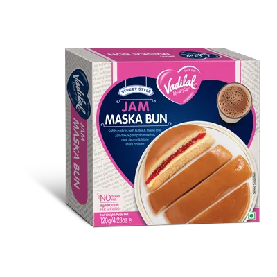 Vadilal Jam Maska Bun, 120 g, at Shahi Groceries
