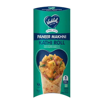 Vadilal Paneer Makhni Kathi Roll, 200 g, at Shahi Groceries