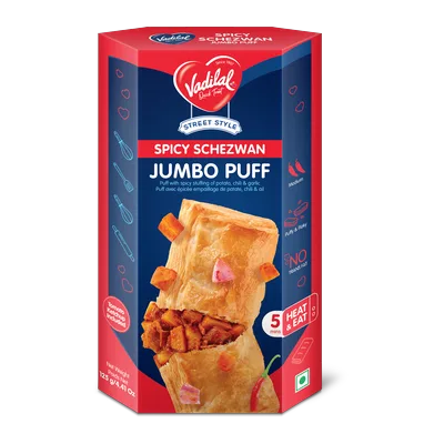 Vadilal Spicy Schezwan Jumbo Puff, 125 g, at Shahi Groceries