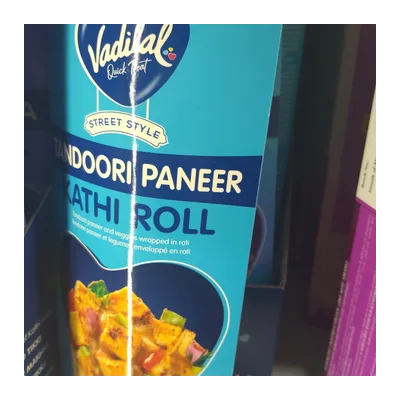 Vadilal Tandoori Paneer Kathi Roll, 200 g, at Shahi Groceries