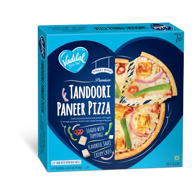Vadilal Tandoori Paneer Pizza, 225 g, at Shahi Groceries