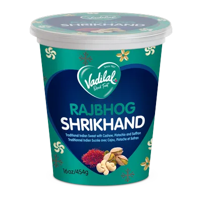 Vadilal Shrikhand Rajbhog, 454 g, at Shahi Groceries