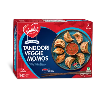 Vadilal Tandoori Veggie Momos, 340 g, at Shahi Groceries