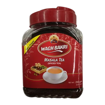 Wagh Bakri Masala Premium Leaf Loose Tea Chai Patti Jar, 250 g, at Shahi Groceries